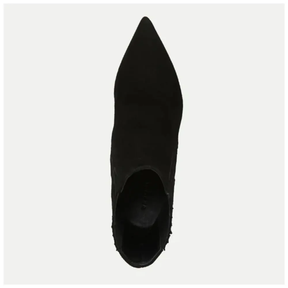 Veronica BEARD LISA STILETTO-HEEL BOOTIE Boots NIB 498 8.5 Black Suede